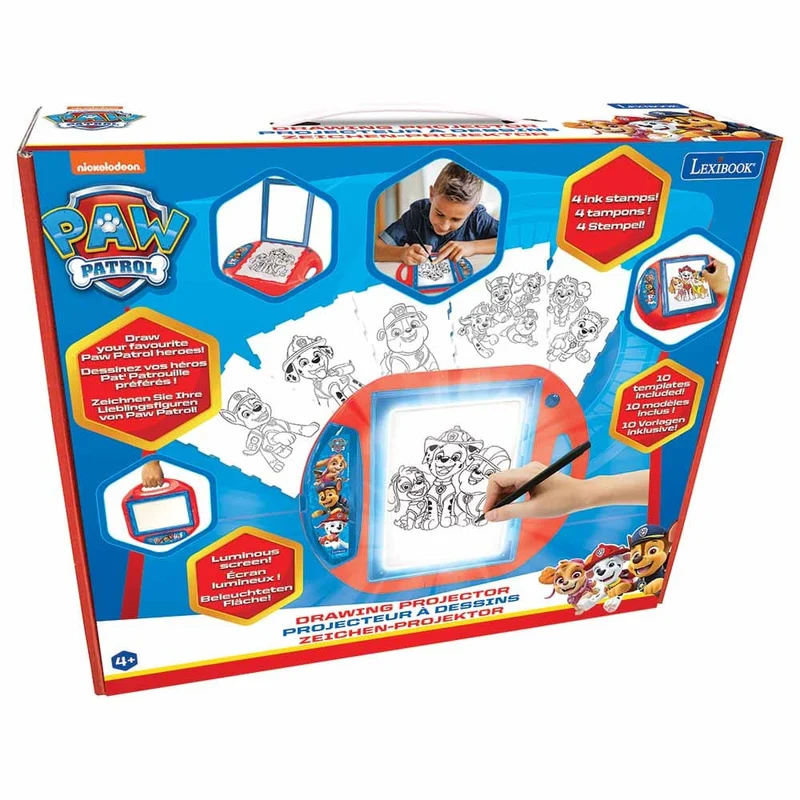Paw Patrol Drawing Projector with Templates and Stamps