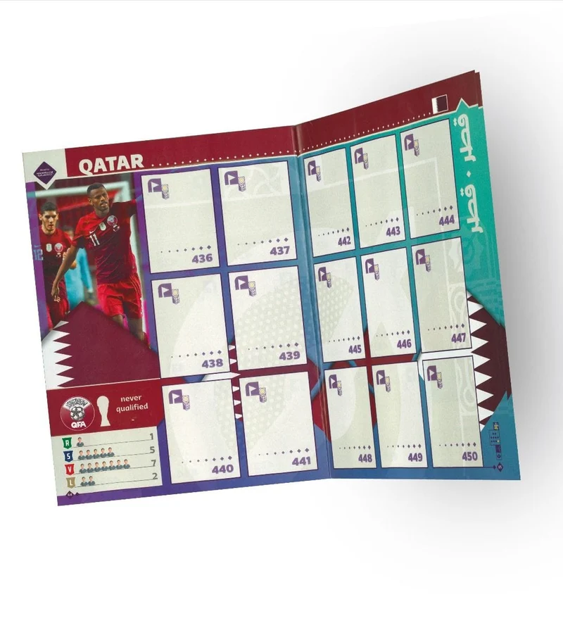 Panini - Fifa Road to Qatar World Cup 2022 Players Sticker Album Book