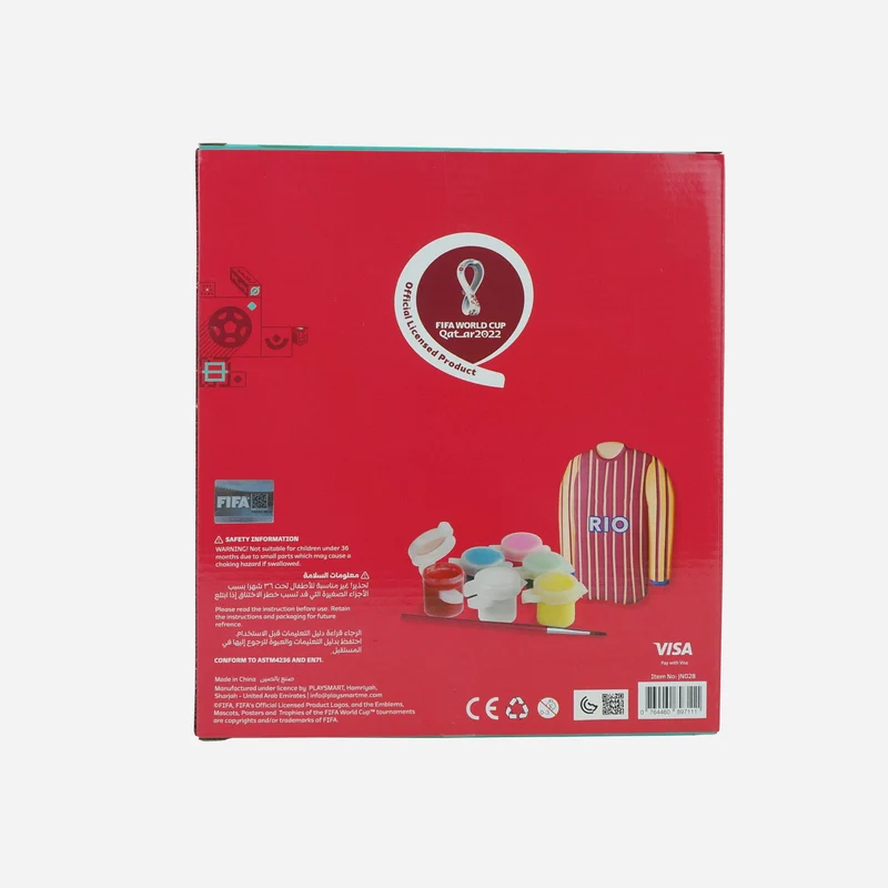 FIFA Fabric Paint Set for Clothes, Jersey, Jeans, Canvas Shoes