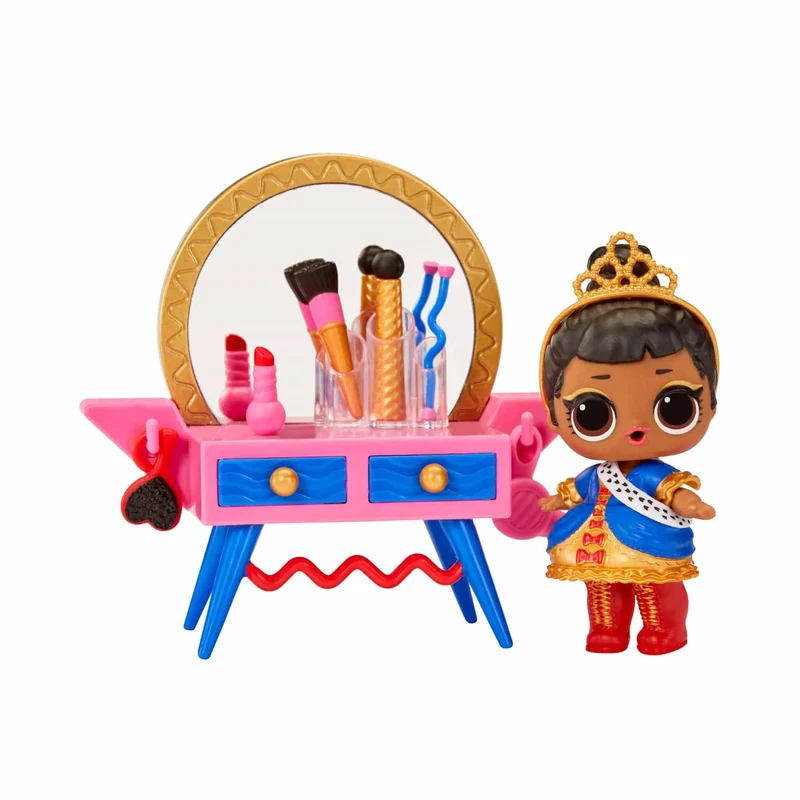 L.O.L. Surprise! OMG House of Surprises Beauty Booth Playset with Her Majesty Collectible Doll