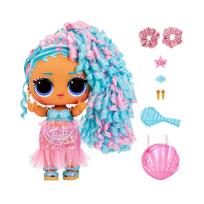 L.O.L. Surprise! Big Baby Hair Hair Hair Doll Splash Queen