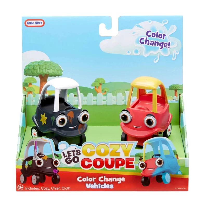 Little Tikes Let’s Go Cozy Coupe 2pk Color Change Vehicles