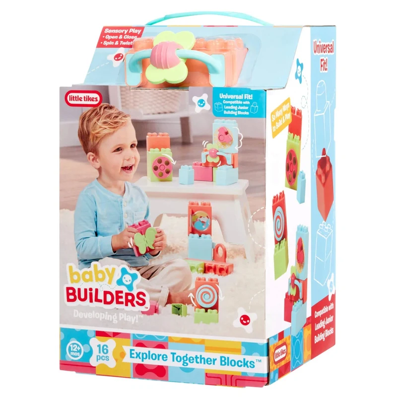 Little Tikes Baby Builders - Explore Together Blocks
