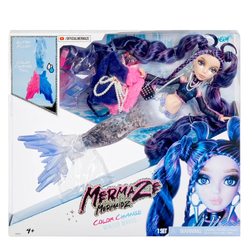 Mermaze Mermaidz Winter Waves Nera Mermaid Fashion Doll with Accessories