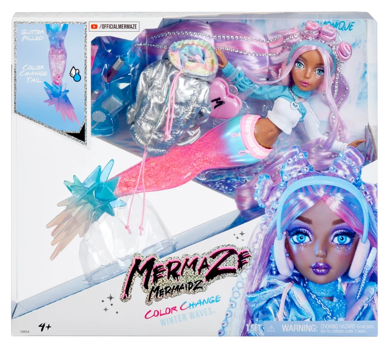 Mermaze Mermaidz Winter Waves Harmonique Mermaid Fashion Doll with Accessories