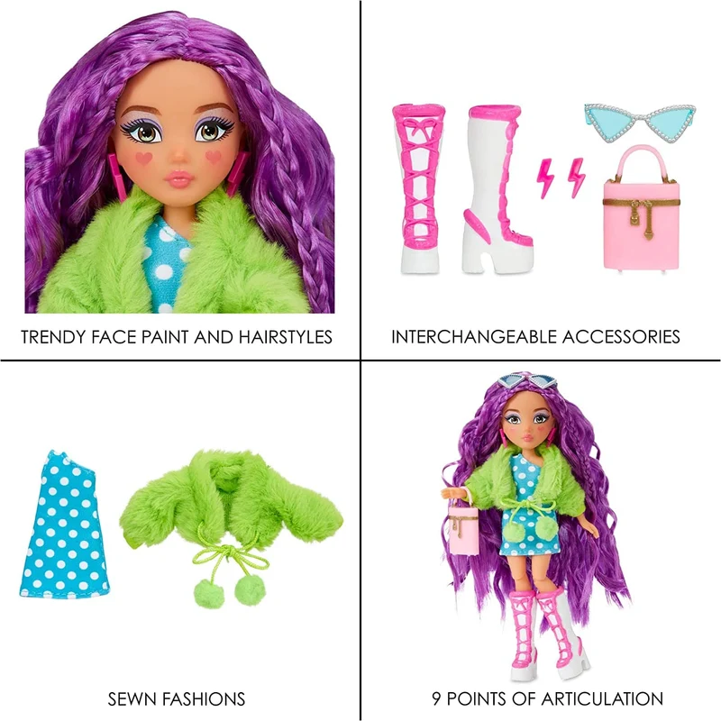 Dream Ella Extra Iconic Mini Doll - DreamElla Soft Girl Inspired Fashions with 6+ Accessories