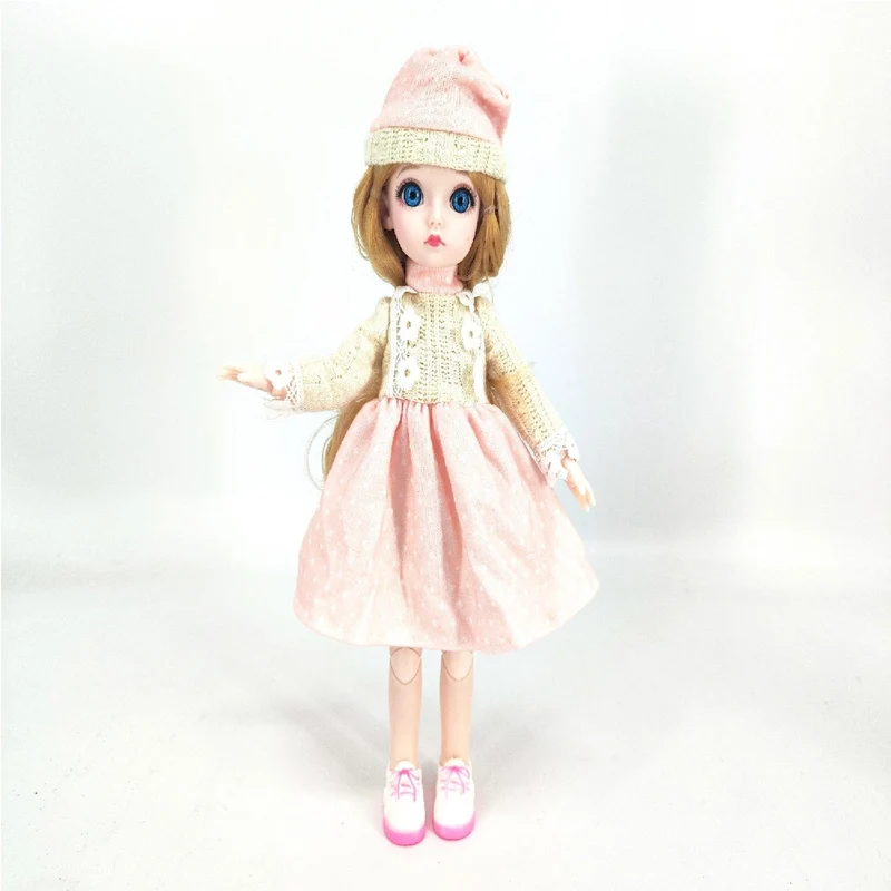 I'm Bonnie 12" Deluxe Fashion Doll, Peach & Beige Baloon Dress