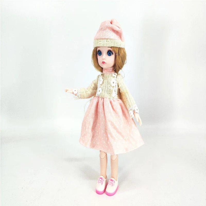 I'm Bonnie 12" Deluxe Fashion Doll, Peach & Beige Baloon Dress