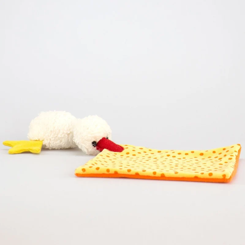 Schnuffeltuch Ente Tapsy - orange