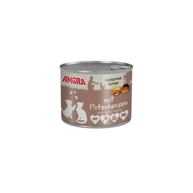 Amora Cat Dose Katzenkinder mit Putenherzen