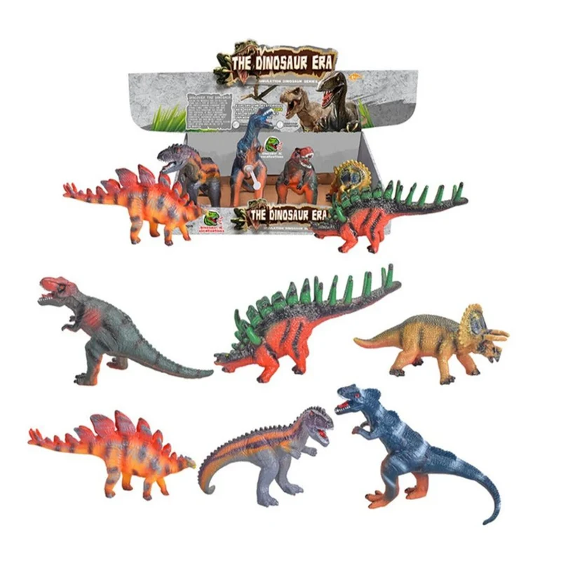 Little Story - Simulated Dinosaur With IC Vocalization Toy 6Pcs