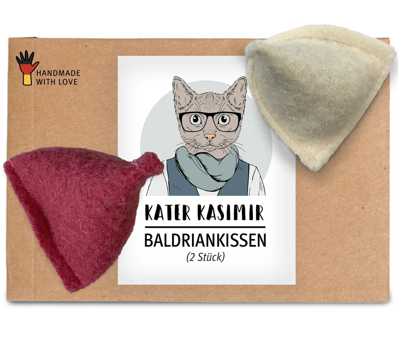 2 BIO-Baldrian Kissen (OEKO-TEX Schurwolle)