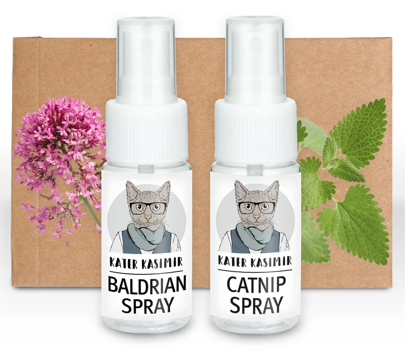 Katzenminze- und Baldrian-Spray - 2 x 30ml