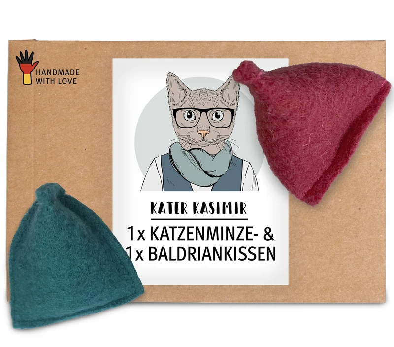 BIO-Baldrian- und BIO-Katzenminze-Kissen