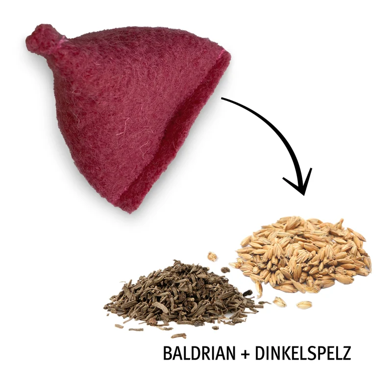 BIO-Baldrian- und BIO-Katzenminze-Kissen