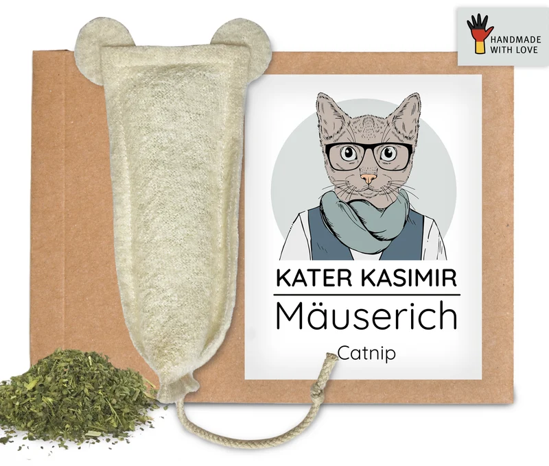 Mäuserich mit BIO-Katzenminze (Catnip)
