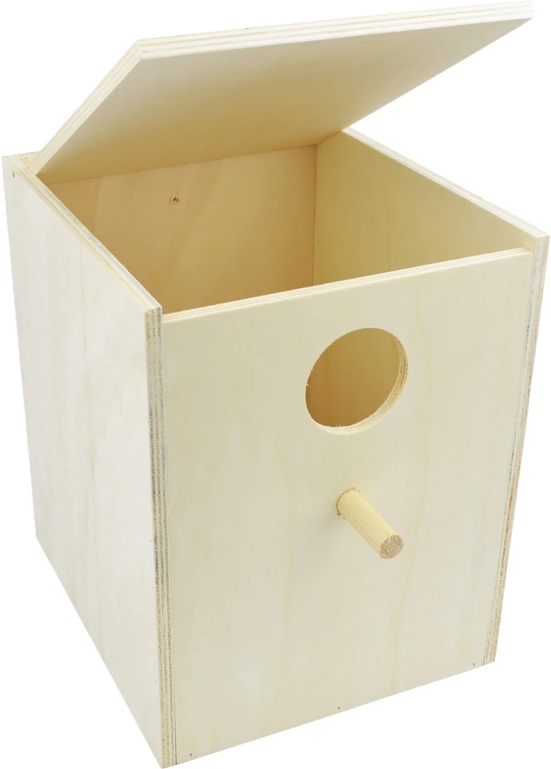 Nestkasten für Cockerrotten, vertikal, 35.5 x 30 x 24 cm