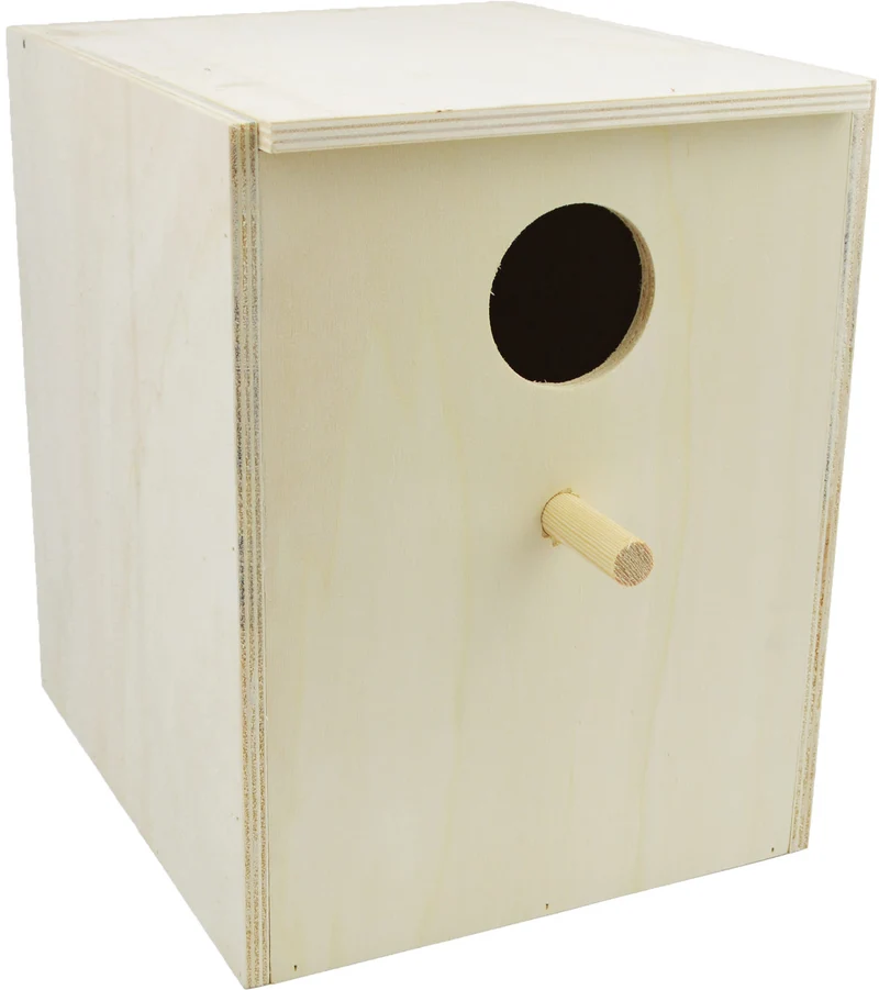 Nestkasten für Cockerrotten, vertikal, 35.5 x 30 x 24 cm