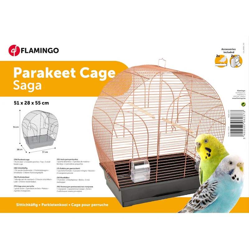 Birdcage Saga Schwarz/Kupfer