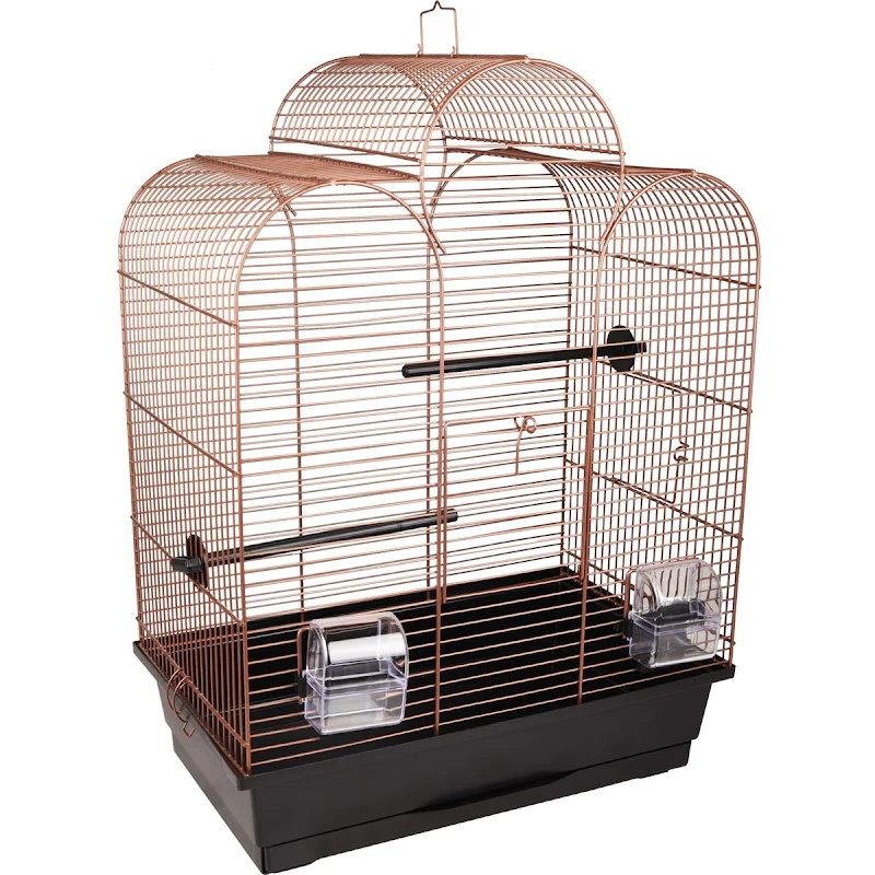 Vogelkäfig Dara Schwarz/Kupfer