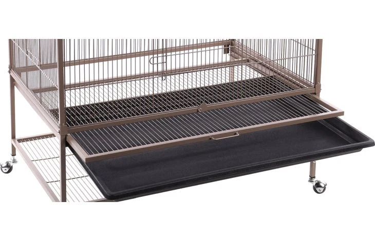 Sumba Taube Voliere - Außenvoliere für 8 Vögel im Innenbereich - Aluminiumvoliere - 79x52x134 cm - Flamingovoliere
