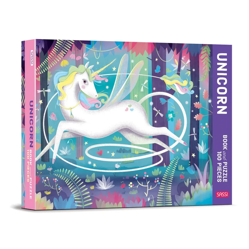 Sassi 100-Piece Puzzle Unicorn