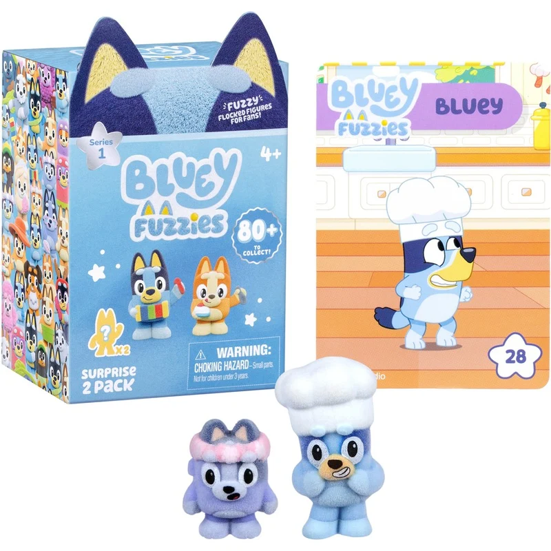 Bluey S14 Fuzzies Surprise Figure 2 Pack