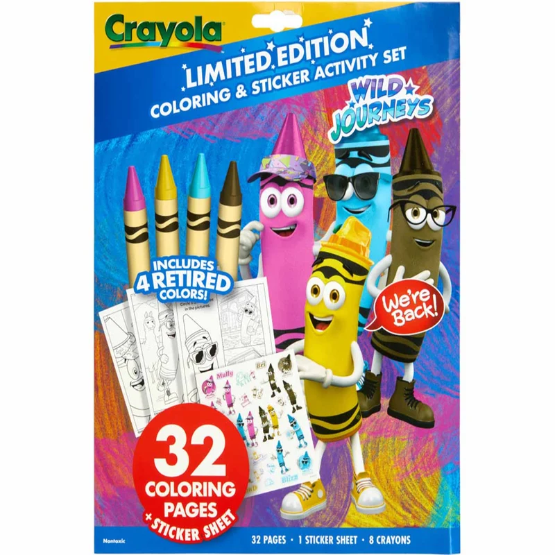 Crayola Wild Journeys Activity Set 32 Pages