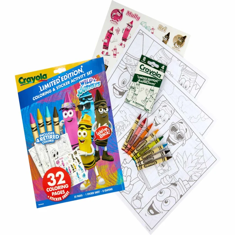 Crayola Wild Journeys Activity Set 32 Pages