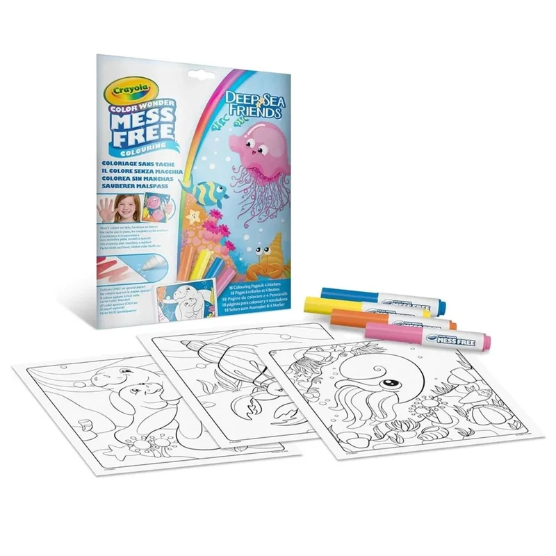 Crayola Color Wonder Coloring Set SEA FRIENDS ML