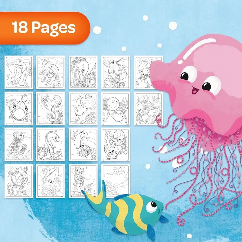 Crayola Color Wonder Coloring Set SEA FRIENDS ML