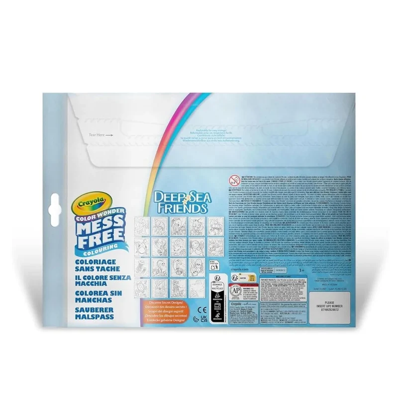 Crayola Color Wonder Coloring Set SEA FRIENDS ML