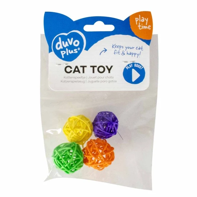 Duvoplus Cat Toy Weidenbälle 3cm