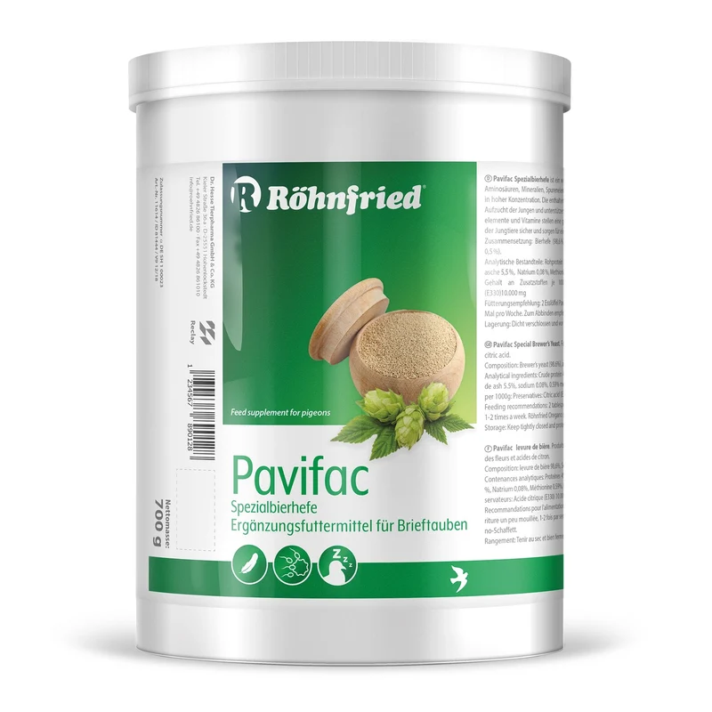 Pavifac Spezial-Bierhefe – 700 Gramm – Röhnfried