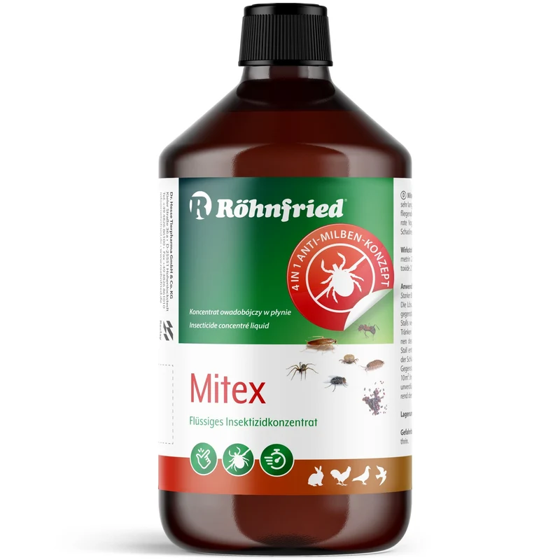 Mitex 500ml (Sehr wirksames Desinfektionsmittel für Stall und Voliere)