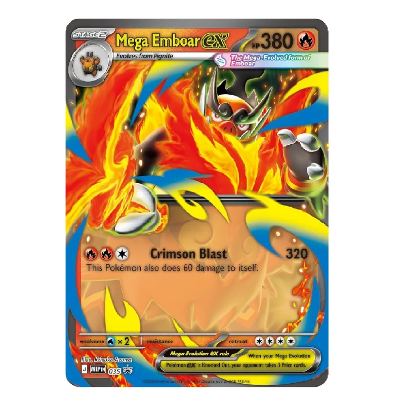 Pokémon TCG: Mega Evolution—Ascended Heroes Mega Emboar ex Box