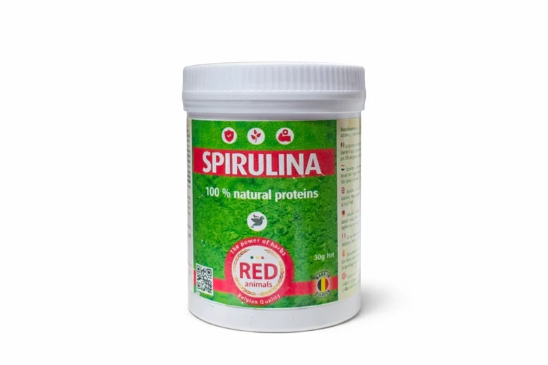 Spirulina (Proteinquelle, Alge) 80 Gramm - Rote Tiere