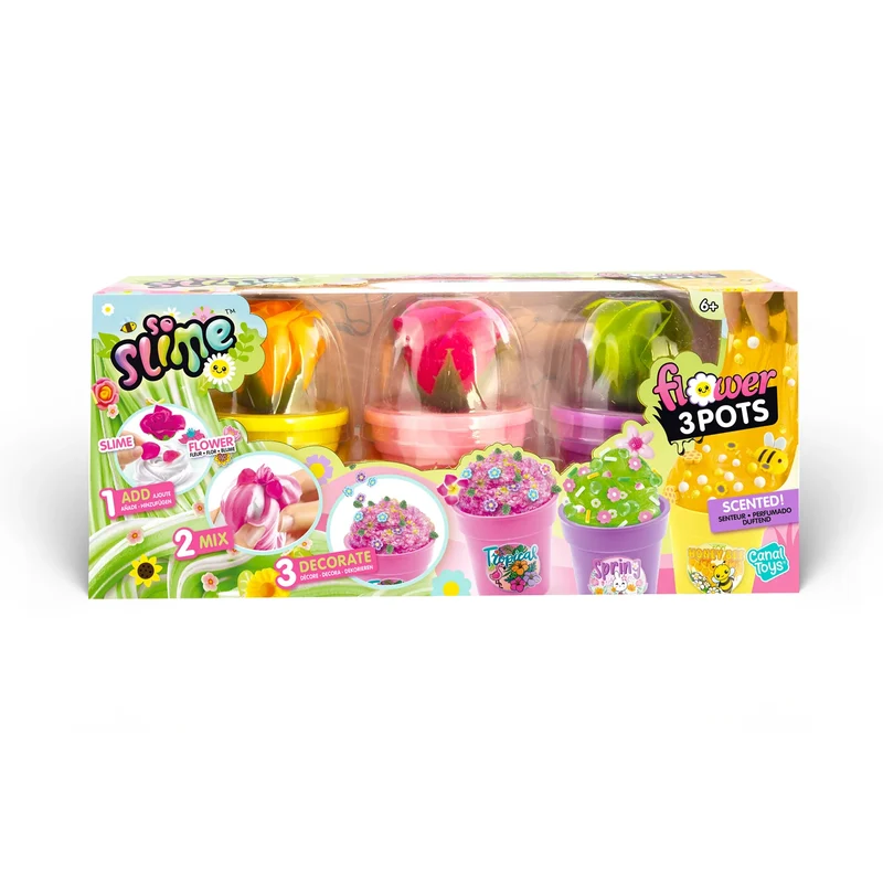 So Slime Slime Flower 3 Pack