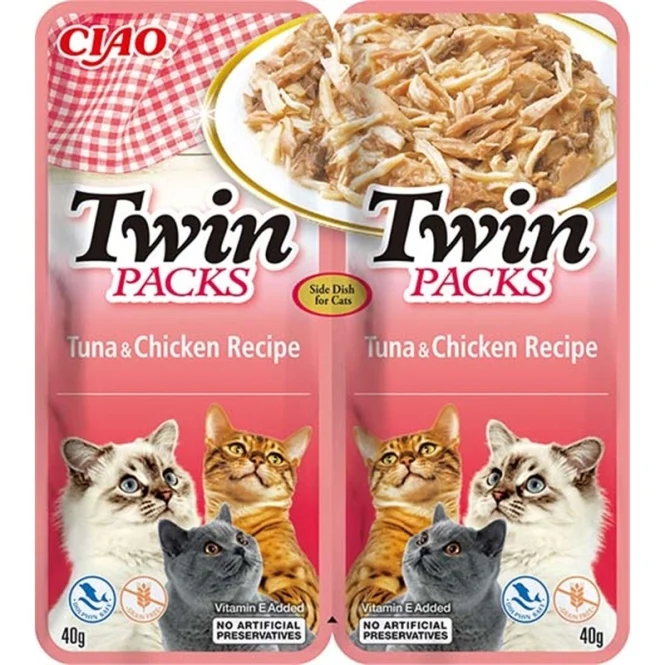 Inaba Ciao TwinPack Tuna & Chicken 2x40g