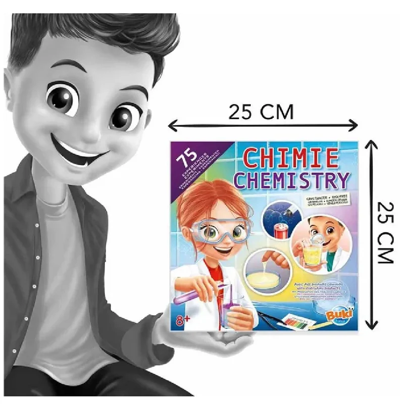 Buki France Chemistry Lab Kit 75 Experiments (8363EU)