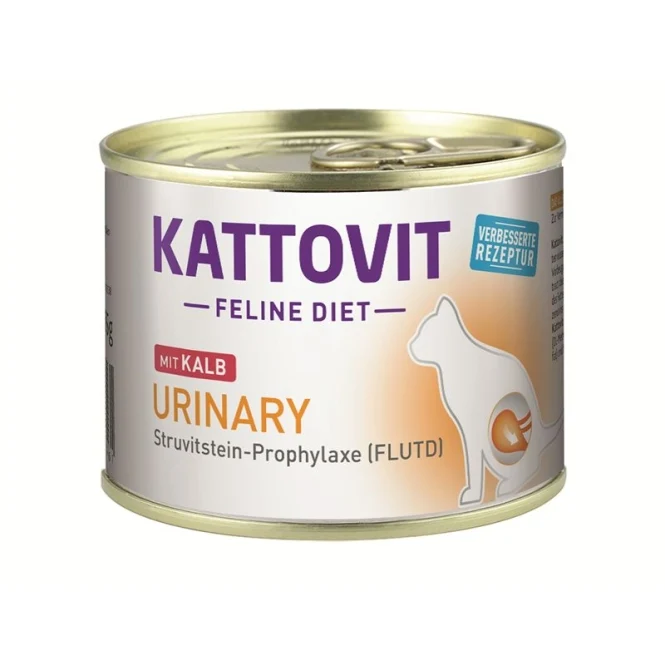 Kattovit Dose Feline Diet Urinary Kalb 185g