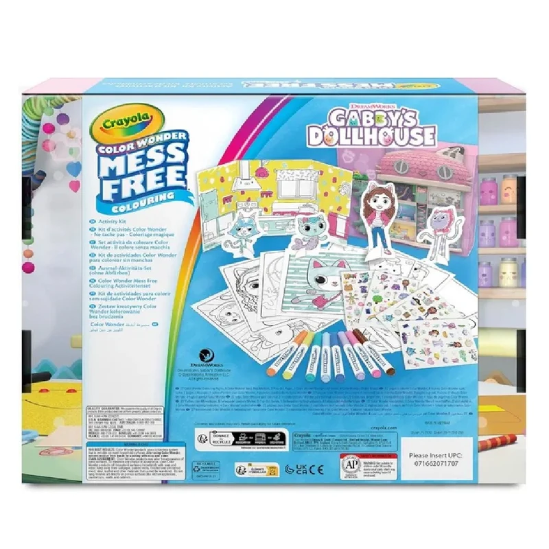 Crayola Color Wonder Activity Kit Gabby's Dollhouse