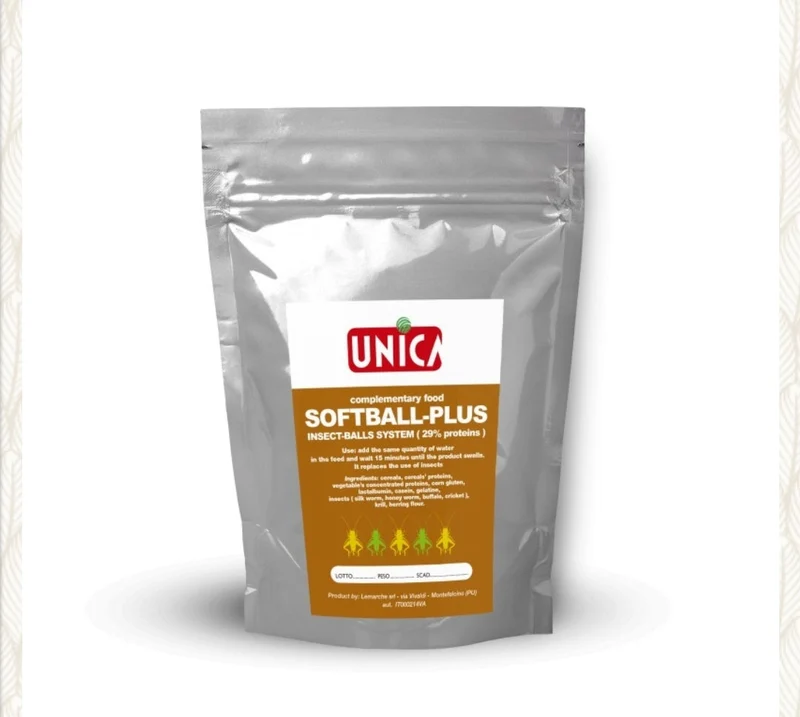 Softball Plus 250 Gramm (Insekten) 29 % Protein (Alternative für gefrorene Insekten)
