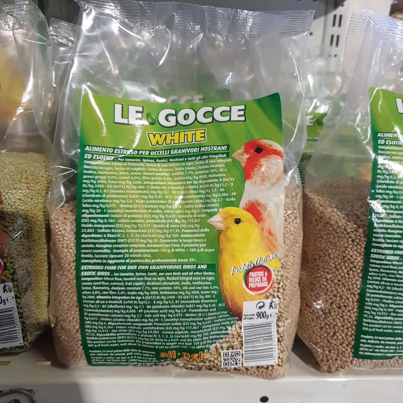 Le Gocce White 450 Gramm (Samenersatz) - Alle Pet