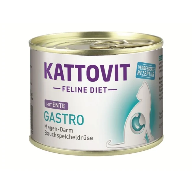 Kattovit Dose Feline Diet Gastro Ente 185g