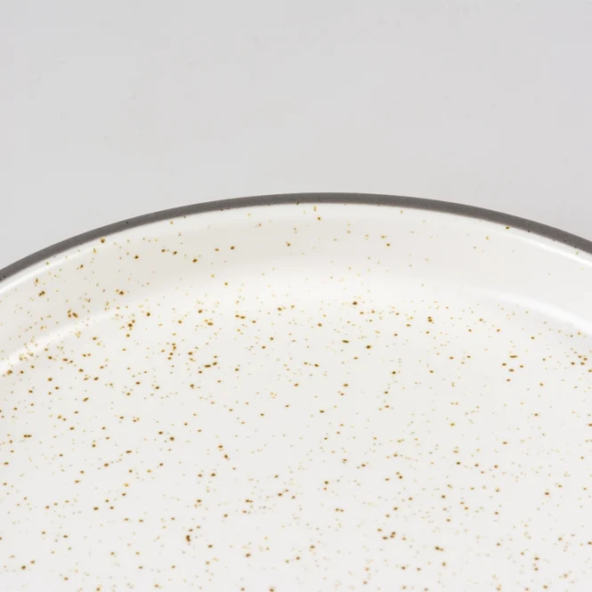 Duvoplus flacher Keramiknapf Stone Speckle