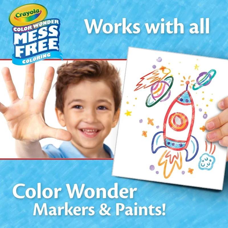 Crayola Color Wonder 50 Blank Coloring Pages