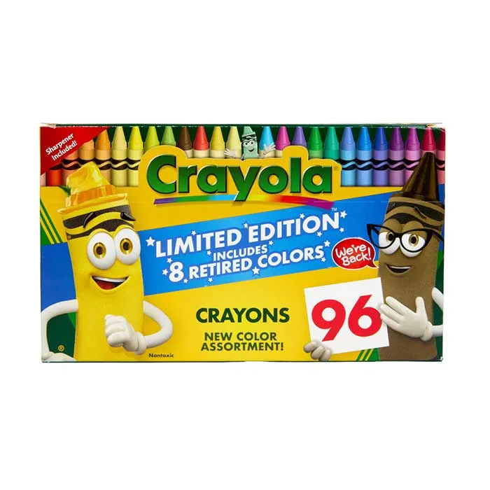 Crayola Classic & Limited Edition 96 Crayons