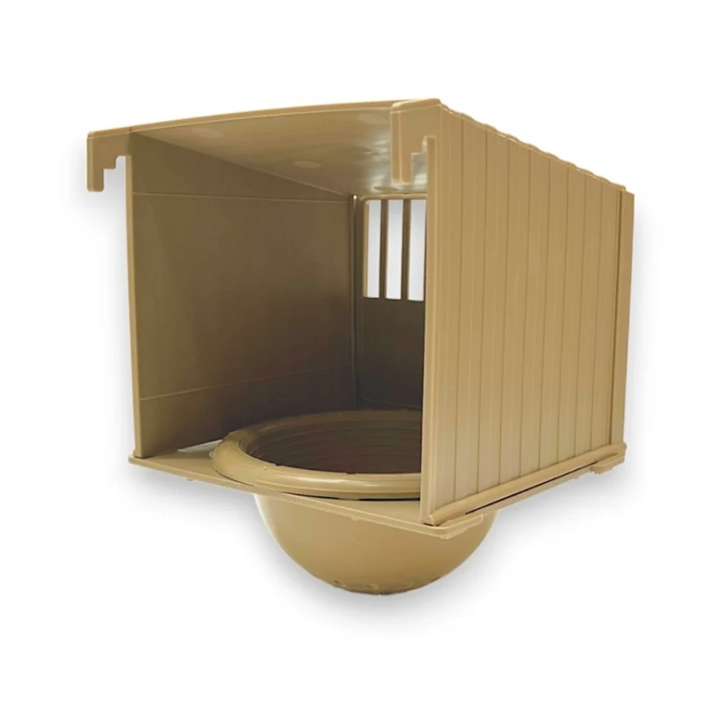 Hängenest beige inkl. beige Nistschale - BOX 18 STÜCK