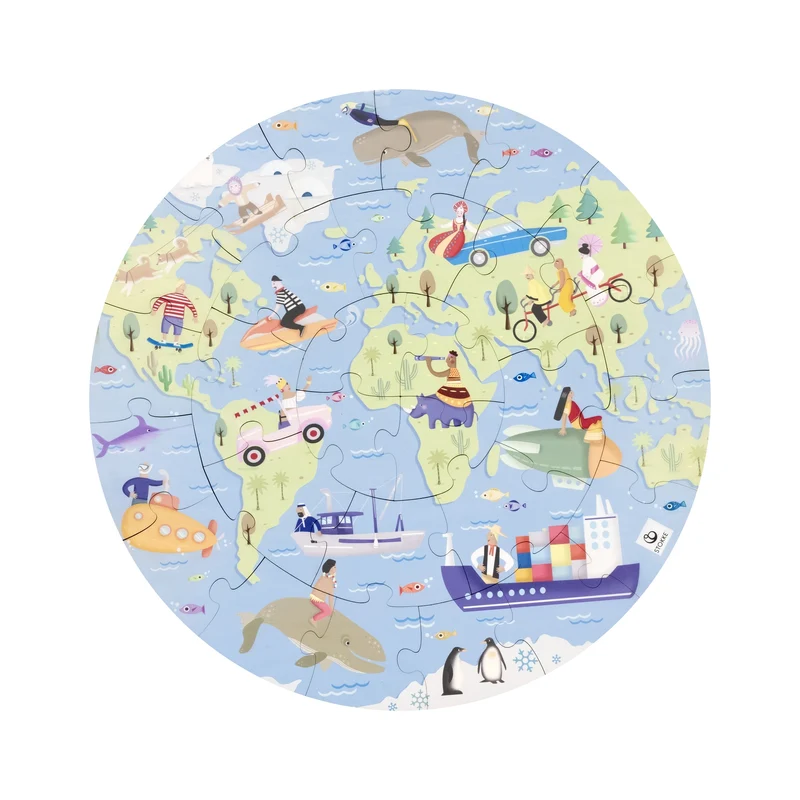 Stokke Mutable Puzzle V2 Around The World - Green
